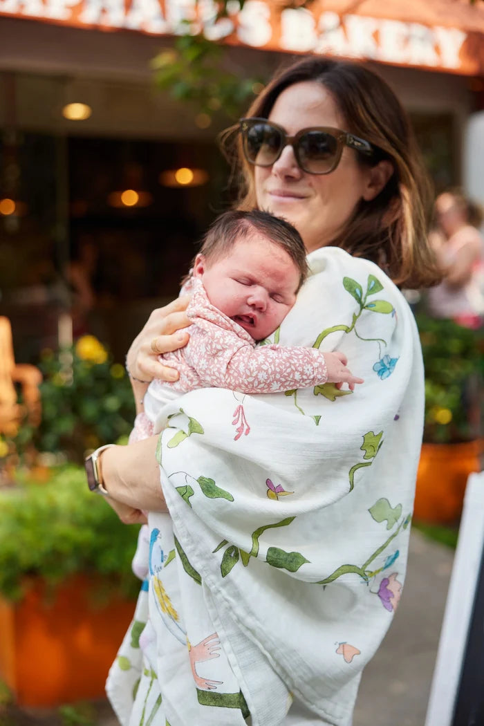Timo & Violet Tropical Chinoiserie Shawl Blanket