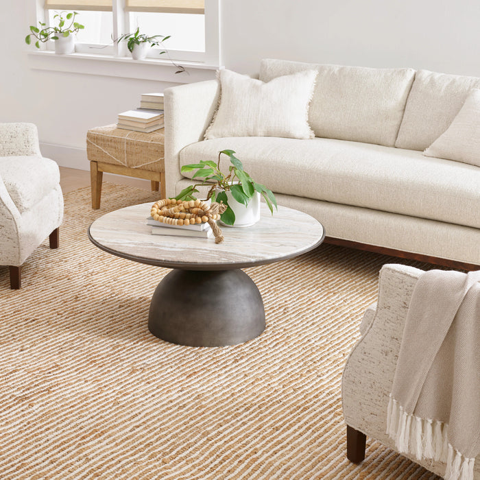 Twiggy Natural Handwoven Wool/Jute Rug Rug By Annie Selke