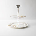 TWINS-2 TIER CAKE PLATE PEONY (202029278)
