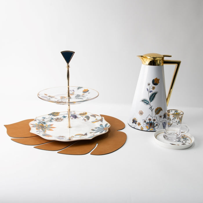 TWINS-2 TIER CAKE PLATE TULIP (202029280)
