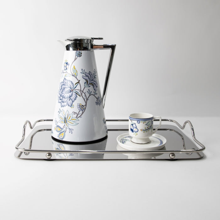 TWINS-6PCS COFFEECUP&SAUCER FLORAL BLUE (202029273)
