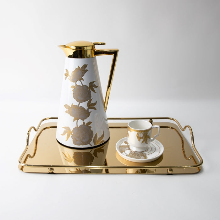 TWINS-VACUUM FLASK 1LT PEONY GOLD (202035108)