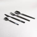 URBAN 24PCS CUTLERY SET BLACK GLTX (202064320)