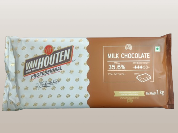 Van Houten  35.6% Milk Chocolate Couverture Block