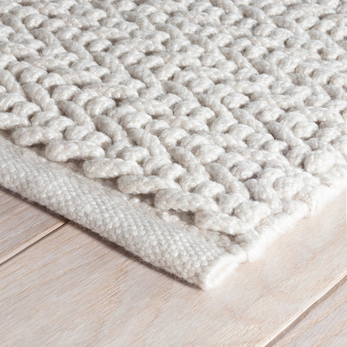 Veranda Ivory Handwoven Performance Rug Rug By Annie Selke