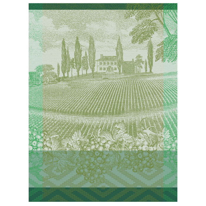 Le Jacquard Français Vignoble Tea towel - Green