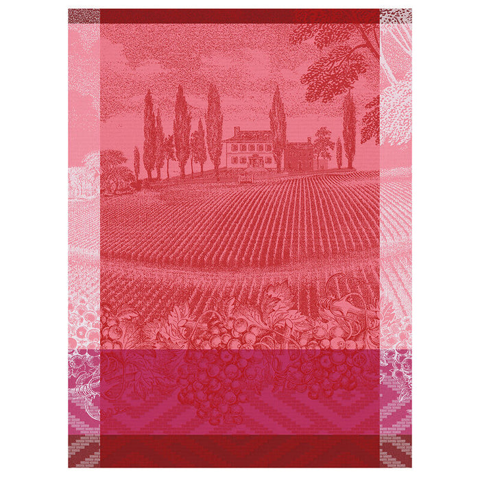 Le Jacquard Français Vignoble Tea towel - Pink