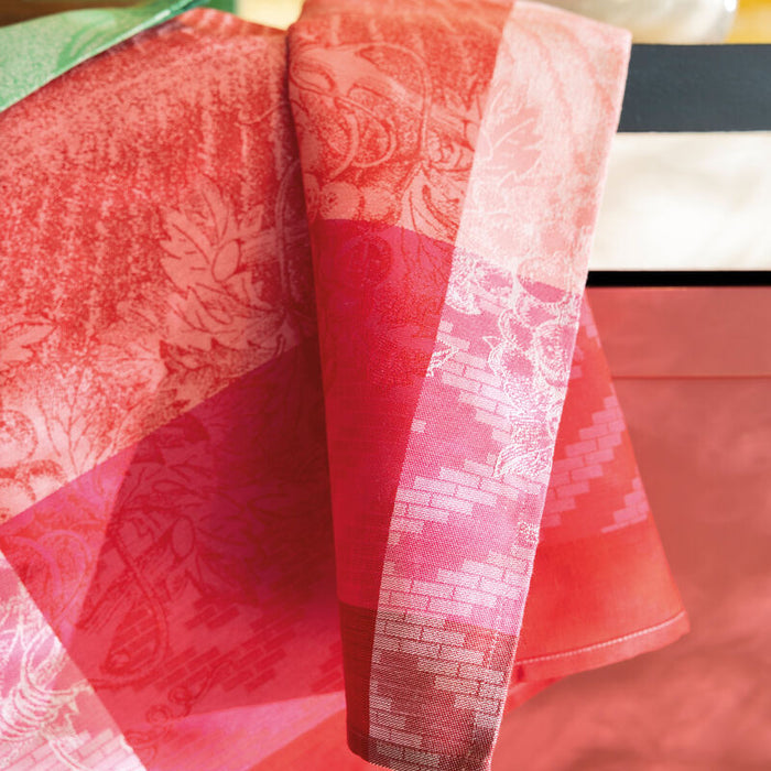 Le Jacquard Français Vignoble Tea towel - Pink