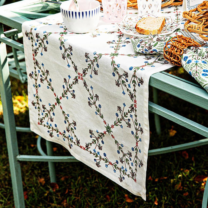 Juliska Villa Seville 18" x 90" Table Runner - Chambray