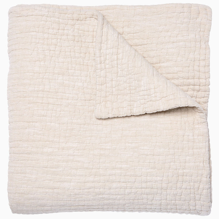 Vivada Sand Woven Coverlet in King - Final Sale Coverlet By US Office - Latest Bedding