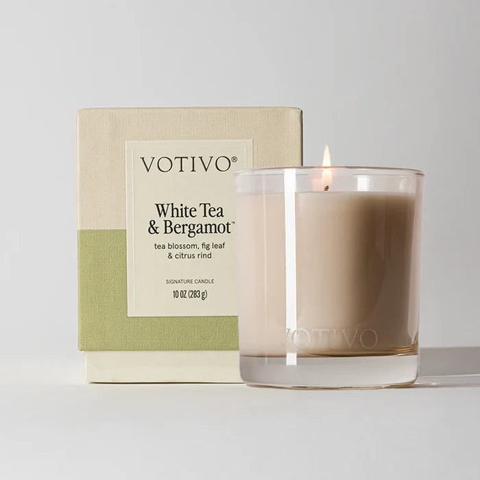 Votivo White Tea & Bergamont Candle - 10 oz.
