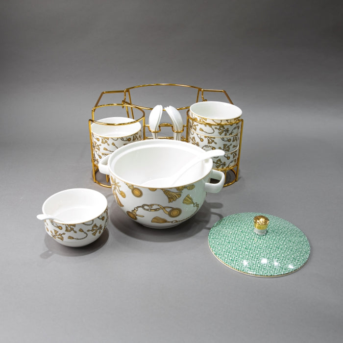 WEIDA 15PCS SERVING SET GREEN (202029285)