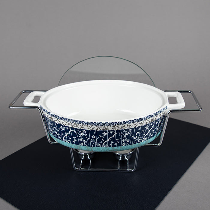WEIDA 29.5CM. OVAL CASSEROLE IN DECAL (202028678)