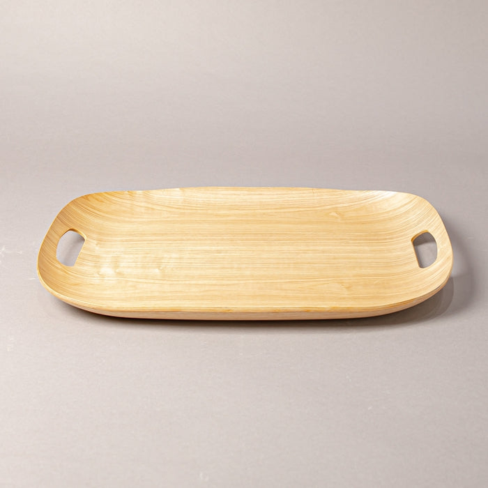 WOODEN TRAY OVAL 50CMX36CM NATURAL (202107432)