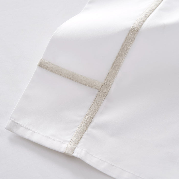 Yves Delorme Athena Flat Sheet - Nacre