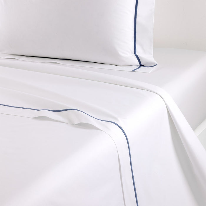 Yves Delorme Athéna Flat Sheet - Outremer
