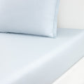 Yves Delorme Batiste Fitted Sheet - Aqua