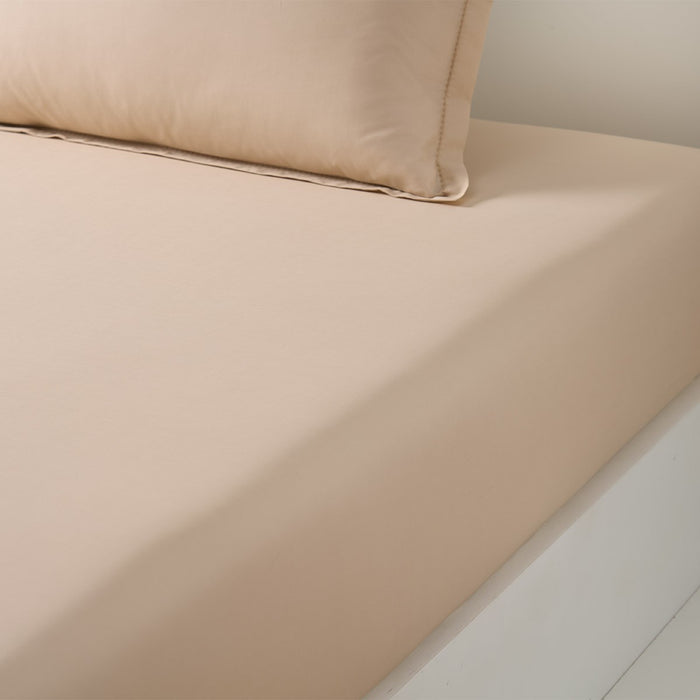 Yves Delorme Batiste Fitted Sheet - Biscuit
