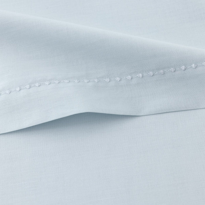 Yves Delorme Batiste Flat Sheet - Aqua