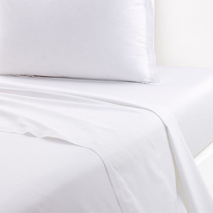 Yves Delorme Batiste Flat Sheet - Blanc