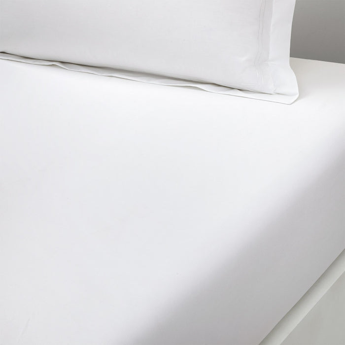 Yves Delorme Duo Fitted Sheet - Blanc