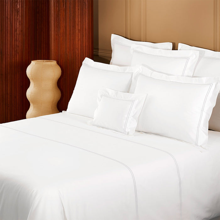 Yves Delorme Duo Fitted Sheet - Blanc
