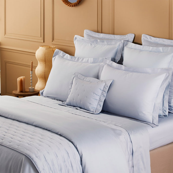 Yves Delorme Triomphe Flat Sheet - Celeste