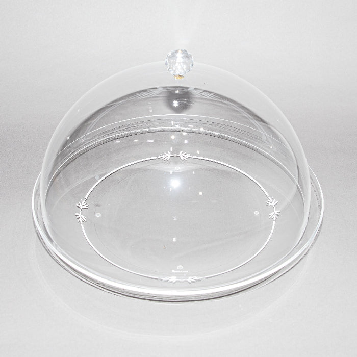 ZHENYU CAKE BOX DOME 44CM LEAVES (202222528)