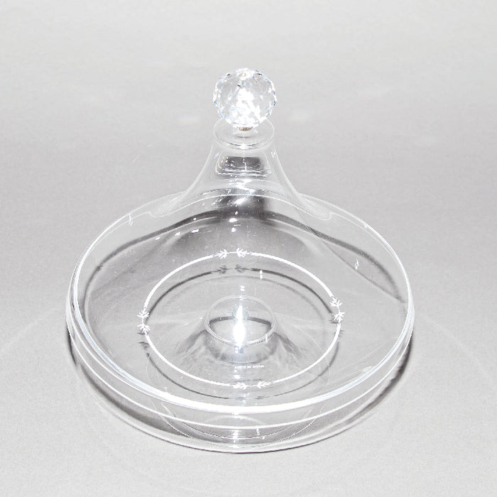 ZHENYU CAKE BOX WITH STAND 23CM LEAVES (202222534)